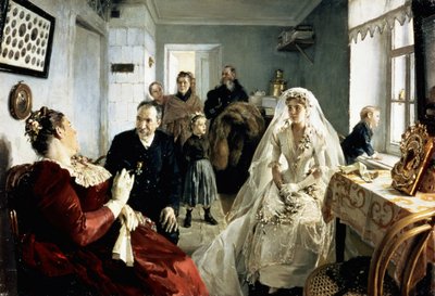 Before the Wedding, 1880s by Illarion Mikhailovich Pryanishnikov